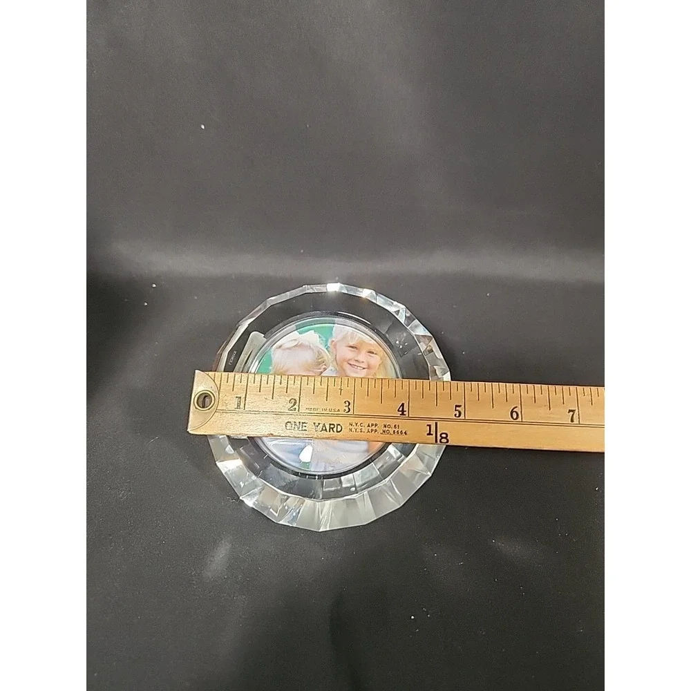 Lenox Jeweled Ice Diamond Shaped Crystal Photo Frame Glam Elegant New‎ in Box